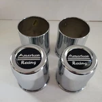 (4) American Racing Chrome Center Cap 3.25" 3.225" Push Thru Manual Hubs New. Price: $149.99.