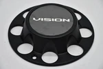 Vision Satin Black Wheel Center Cap Hub C181ZMB-1F 8.5" New. Price: $40.00.
