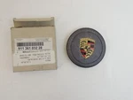 Pair Of 2 - Genuine Porsche Fuchs Wheel Cap Black & Colored Crest 70MM W/ Box Used. Price: $150.00.