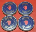 1999-2012 Saab Scania 9-2X 9-3 9-5 9-7X 4566311 Center Hubcaps Set Of Used. Price: $12.50.