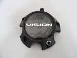 Vision Black Custom Wheel Center Cap # C-722-3-UP, LG1809-13 Used. Price: $29.99.