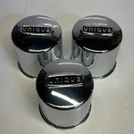 Unique (set Of 3) Metal Wheel Center Caps 4"X4.5" Chromed A-SC4280EB New. Price: $17.92.