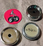 (1) Exel Or Awc #E-180 Chrome Wheel Center (2) New Caps Without Emblems. Used. Price: $67.90.