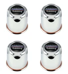 4X New American Racing 3.27" Od Push Thru Chrome Wheel Center Caps 5 Lug 1327000. Price: $80.00.