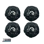 4 X Fuel Off-road Gloss Black Wheel Center Cap W/ Blue Logo 1003-81GBK New. Price: $128.00.