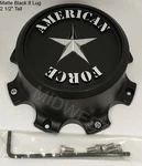 New Matte Black American Force AFX307 Short 8 Lug Wheel Rim Center Cap Screws. Price: $78.88.