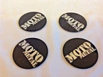 (4) Moto Metal Wheel Rim Center Cap Flat Emblem Logo Sticker Decal 2 3/8" 60MM New. Price: $29.97.