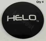4 New Helo 90MM Gloss Black HE878 HE879 Center Cap Logos 5X139.7 6X139.7. Price: $34.95.