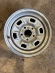 1971-1979 Nova, 73-74 Chevelle, 70-81 Camaro. Rally Wheel. Oem. Pair 14" Used. Price: $100.00.