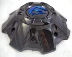 Fuel Wheels Gloss Black Blue Emblem Center Cap Set Of One (1) # 1001-63GBK New. Price: $39.00.