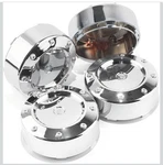 4-PACK Chrome Mayhem Wheel Center Caps Black 3.74IN Hubcap Clip-on Mount New. Price: $35.00.