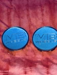 2 C18MGM-MB C-666-1 Wheels Custom Center Caps Gunmetal Gray / Charcoal Used. Price: $25.00.