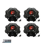 4 X Fuel Off-road Gloss Black Center Cap W/ Rivets Red Logo 1001-81GBQ New. Price: $148.00.