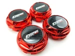 Center Caps Hub Car Rim Red Chrome Cover Wheels Size 73.5MM. For Cosmis Racing 4 New. Price: $43.10.