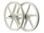 Skyway Tuff 6 Spoke S/b Wheel Sets White New. Price: $186.36.