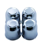 4 Push Through Chrome Wheel Center Caps For Trailer Rims 3.25" B... New. Price: $54.24.