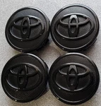 4X Toyota Wheel Rims Center Hub Caps Gloss Black Logo 57MM Prius Corolla Used. Price: $22.97.