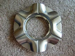 Unknown Custom Wheel Hyper-silver Center CAPS(1)/ Used. Price: $21.56.