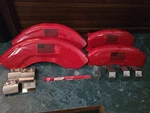 Mgp Engraved Red/black Us Flag Front Rear Disc Brake Caliper Cover Set Tcp New. Price: $150.00.