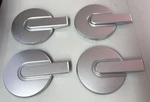 New 2006-2010 Hummer H3 H-3 Silver 16" Wheel Center Set Of 4. Price: $89.95.
