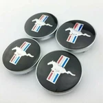 New Set Of Four 2.5" Ford Mustang Pony Svt Wheel Rims 1/2" Hub Center Caps. Price: $34.99.