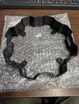 Fuel Matte Black Wheel Center Hub Cap 8-3/8"OD 1-1/2"H Spacer Open-end 1002-58B New. Price: $30.00.