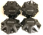 Pack 310L214-A Zenas Gloss Black & Silver Wheel Center Cap New. Price: $179.95.