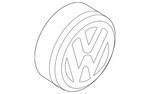 Genuine Volkswagen Center Cap 5G0-601-149-A-BJW New. Price: $79.19.