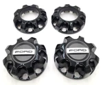 Oem 2019-2024 Ford Super Duty Black 8 Lug -set- Center Cap- KC3J-1A096-AA And Ba Used. Price: $377.99.