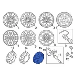 Ford F-250 Super Duty 2023-2026 LC3Z1130GCA Wheel Cap New. Price: $169.18.