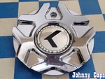 Kraze Wheels # 676-2085-CAP Custom Chrome Center 70 (qty. 1) Used. Price: $44.56.