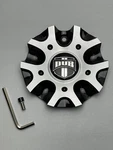 Dub Black And Machined Wheel Center Cap W/screw 4930-55AL M-613BK01 New. Price: $59.99.