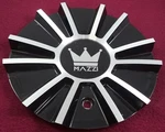 Mazzi Wheels Gloss Black / Silver Custom Center # C10342B03-CAP Used. Price: $69.95.