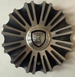 Borghini Wheels Black & Machined Rim Center Cap CSB18-1A Used. Price: $32.95.