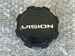 New Vision Wheels Custom Center Cap Black Finish # C354SB-V-ECL C-722-4. Price: $12.95.
