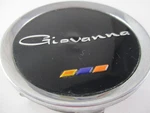 Giovanna 1/2" (back) Custom Wheel Center Cap* #998K75-1-C2 (for Cap) Used. Price: $25.60.