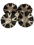 Forte Wheels Gloss Black Silver Custom Center Caps # C-380-1 Set Of 4 Used. Price: $199.80.