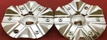 Two New Rox Custom Wheel Center Chrome Part # CAP975L160 /11303. Price: $79.00.