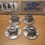 73-87 Wheel Center Caps Set (4) Chevy Truck Bowtie Rally 5 Lug Gm Oem Used. Price: $60.00.