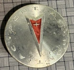 (1) Pontiac Wheel Brushed Aluminum Center Cap 2 5/16" Oem 9594156 9595157 Used. Price: $8.75.