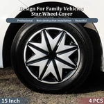4PCS 15 Inch Wheel Covers For Iron Rims Hubcaps Starfish Style Full New. Price: $52.99.