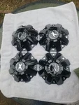 Xtreme Force Gloss Black Wheel Center Caps 8Q002212F-1 Set Of 4 New. Price: $170.00.