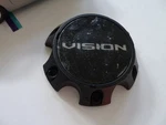 Vision Black Custom Lug Wheel Center Cap # C354SB-6V Used. Price: $38.99.