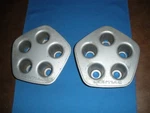 1988-1990 Pontiac Grand Prix, Transport Center Caps #10047653 (2) Silver Used. Price: $12.00.