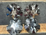 4X Strada Pistola Custom Chrome Wheel Center Cap Hub 8 WF51912295F-1 Used. Price: $80.00.