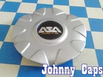 Asa Wheels 44 Silver Center Cap # 8B340 / IS5 Custom (qty. 1) Used. Price: $33.60.