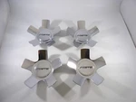 "set Of 4" F77 Forte Wheels Center Caps Chrome Nice Used. Price: $149.99.