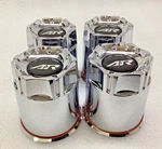 (4) American Racing 3.27" Dia Push Thru Plastic Chrome Center Caps 1327000016 Ar Used. Price: $59.97.