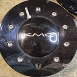Used Kmc Wheels Center Cap Black 496L170 -B001. Price: $24.00.