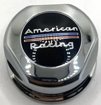 1307100C American Racing Black / Chrome Wheel Center CAPF-050 Used. Price: $31.44.